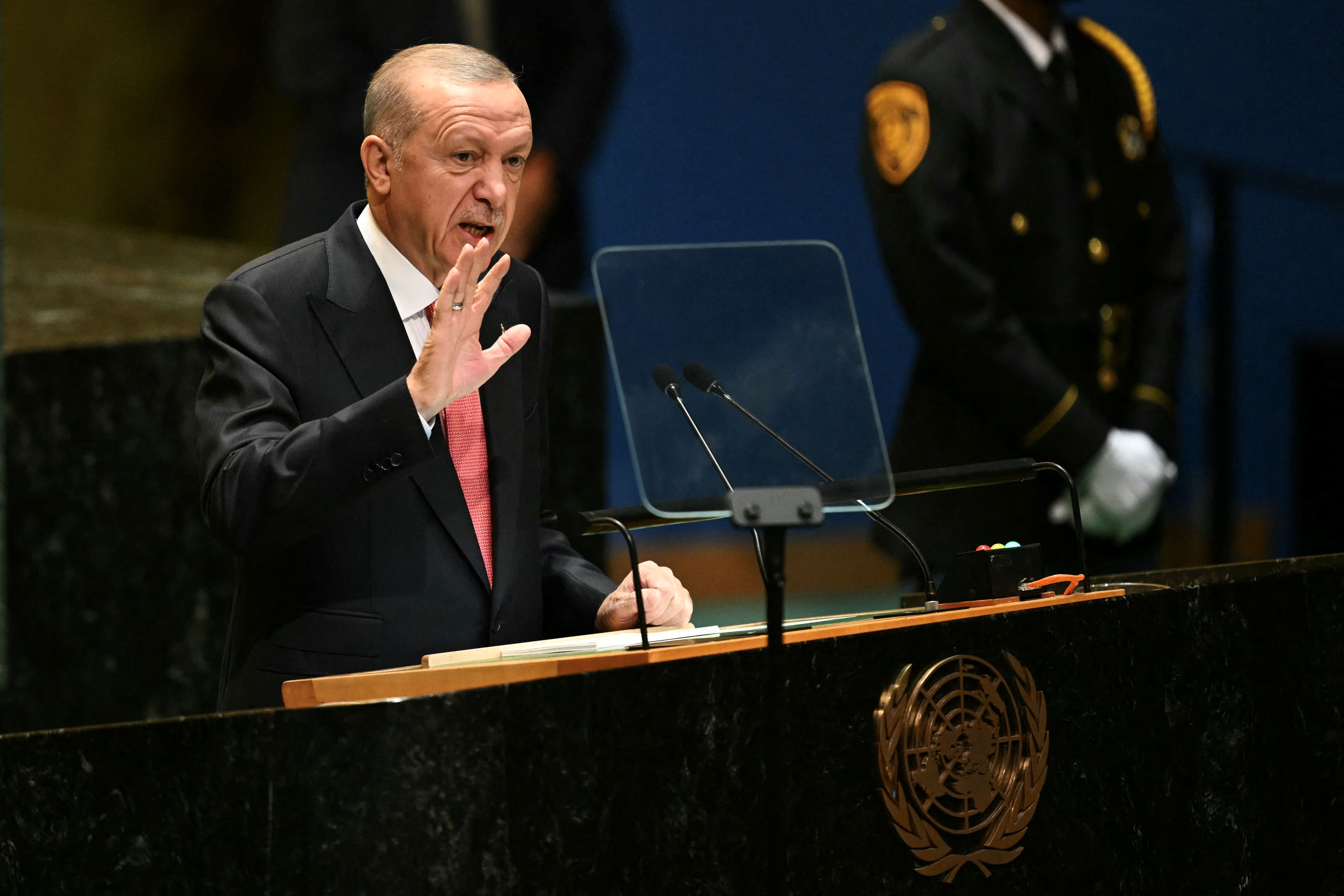 "Le système de l'ONU meurt à Gaza", déclare Erdogan à la tribune des Nations unies