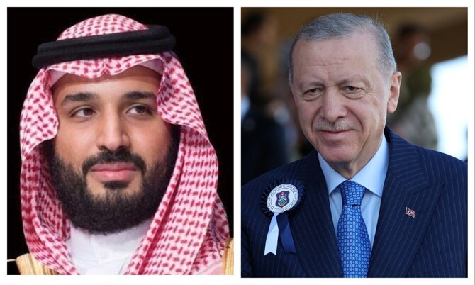 Le prince héritier saoudien discute avec le président turc des efforts déployés pour soutenir les Palestiniens.