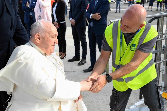 Le pape s'est envolé pour l'Indonésie, première étape de sa tournée asiatique