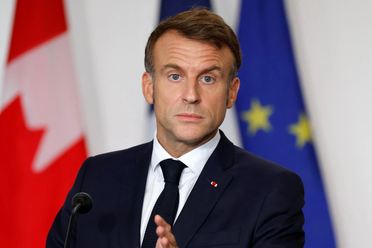 « Honte à vous »: Macron interpellé sur Gaza par des manifestants à Montréal