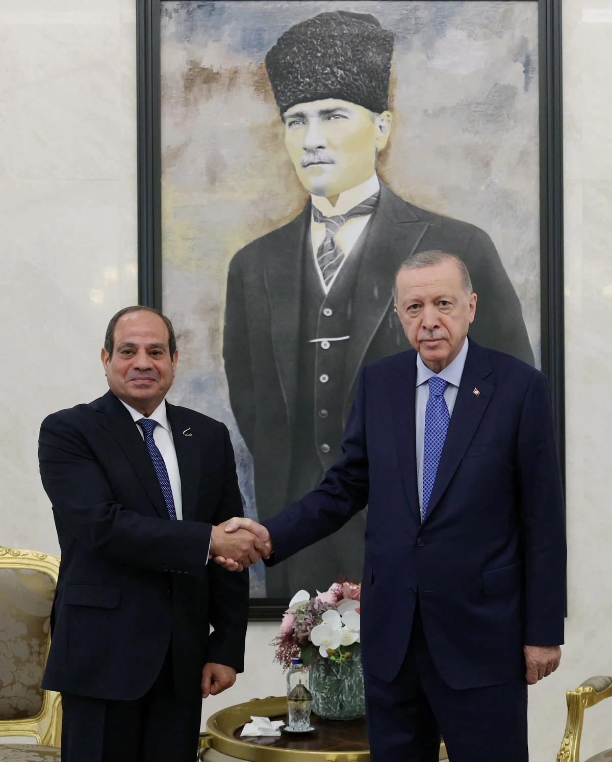 Erdogan accueille Sissi à Ankara pour une visite de réconciliation