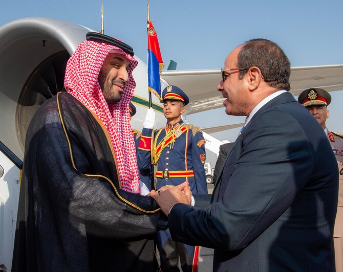 Le prince héritier saoudien en Égypte pour rencontrer le président Sisi