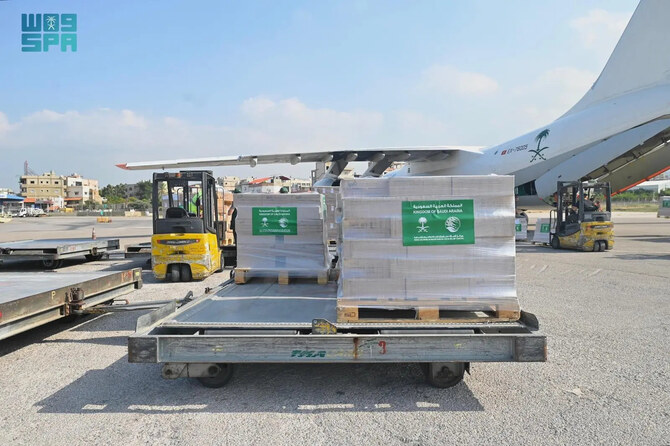 Le centre saoudien KSrelief envoie un quatrième avion d'aide au Liban