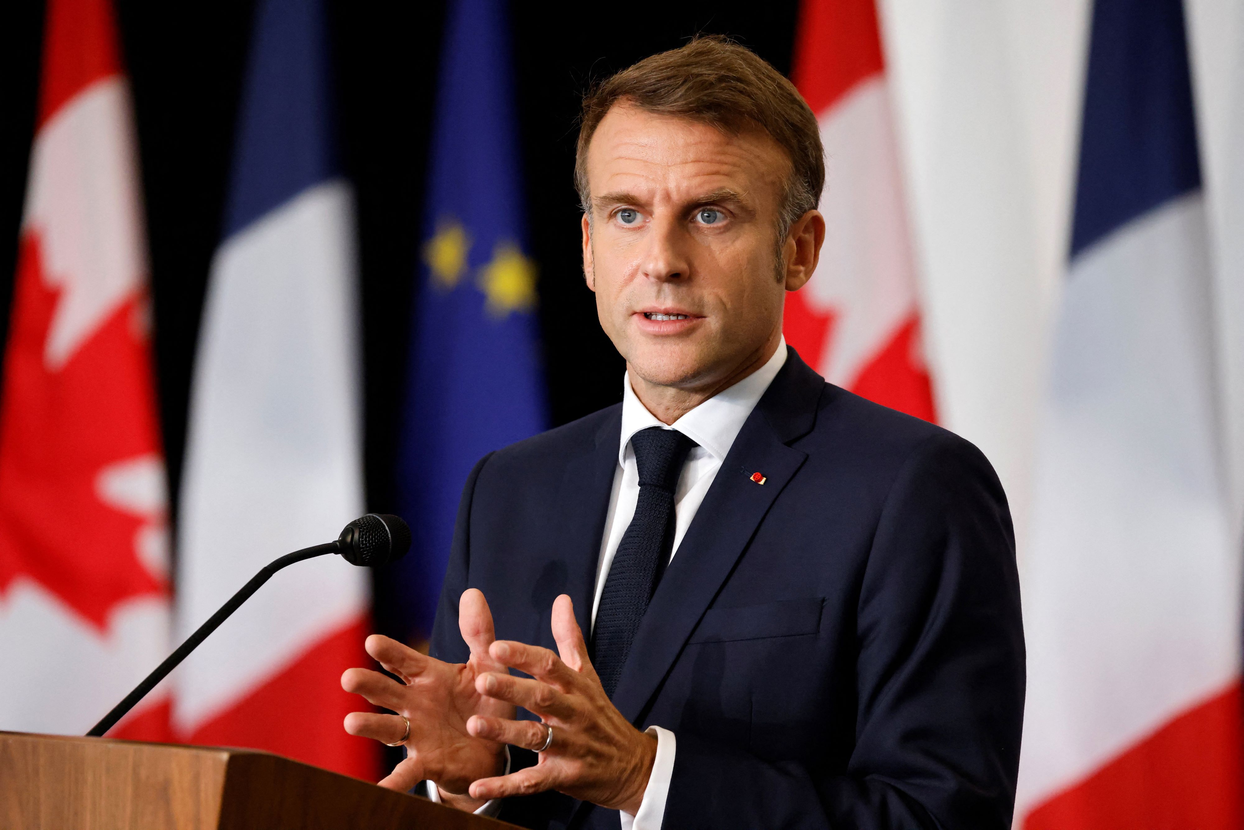 Macron condamne "avec la plus grande fermeté" les "attaques de l'Iran contre Israël"