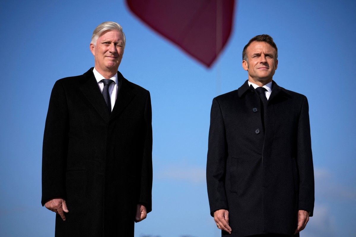 Le roi des Belges Philippe et son épouse Mathilde entament une visite d'Etat en France