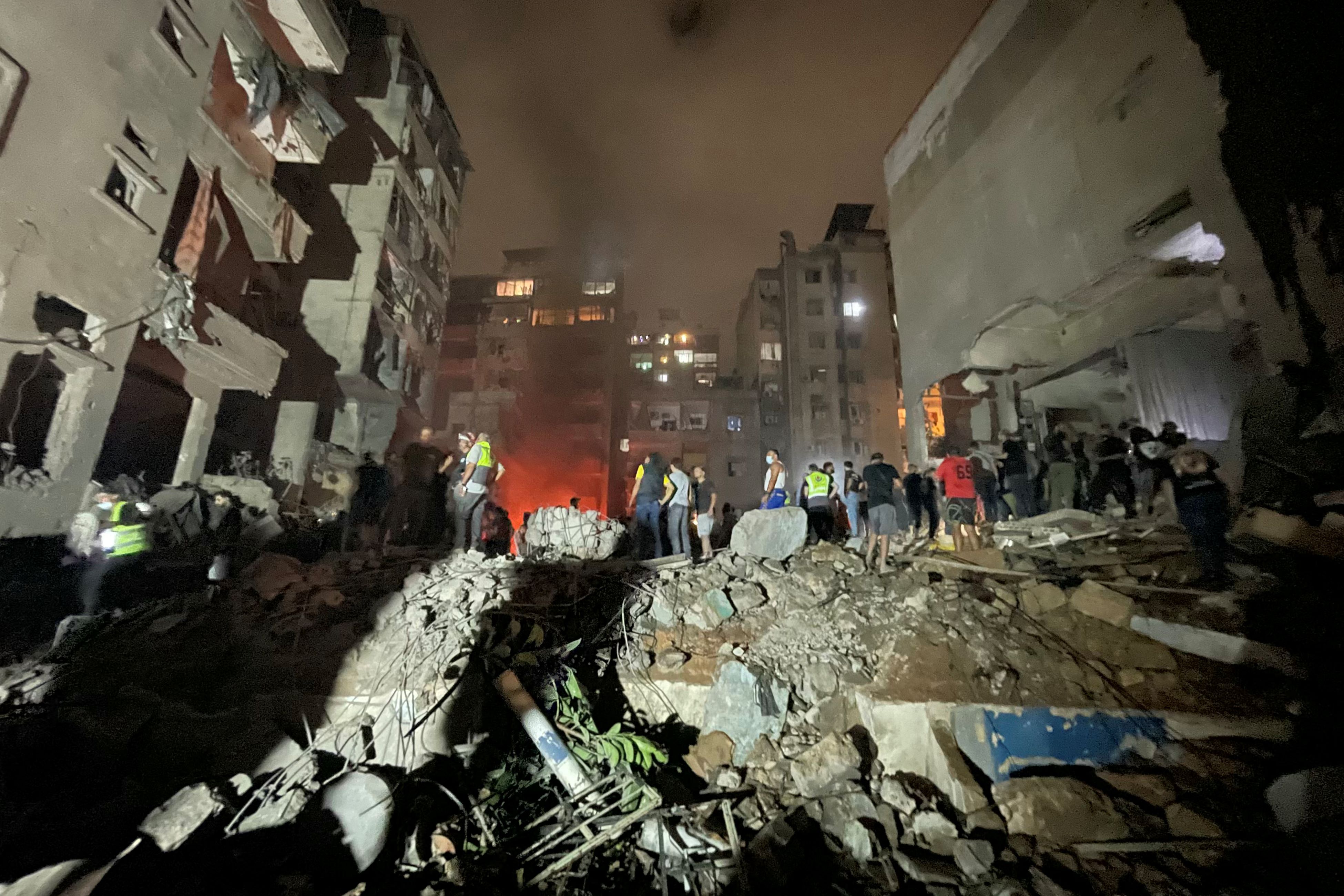 L'aviation israélienne mène des raids aériens au centre de Beyrouth faisant au moins 11 morts