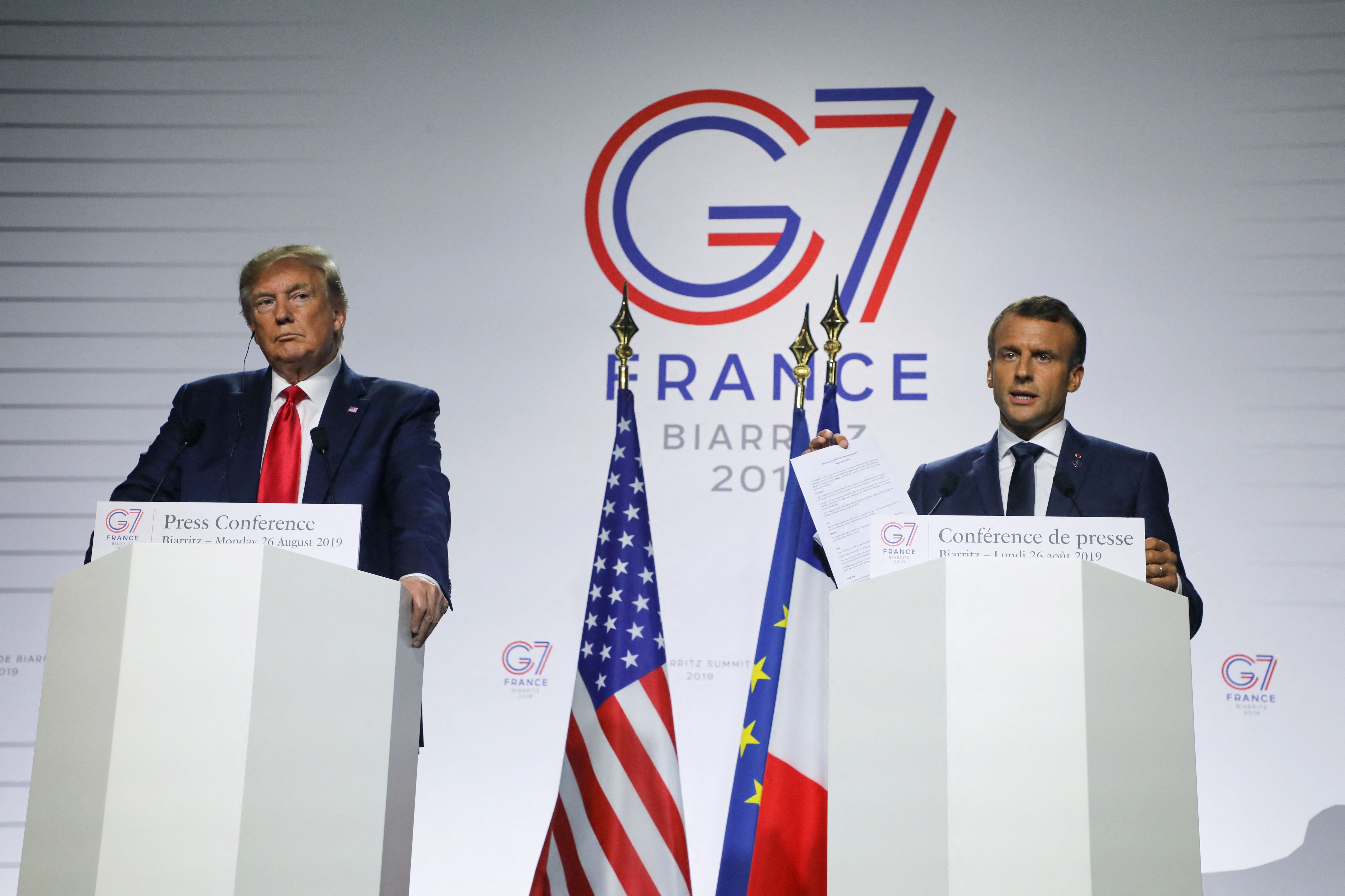 Trump-Macron, une vraie-fausse idylle qui appartient au passé