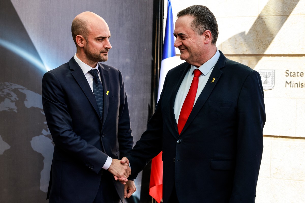 Le ministre des Affaires étrangères français rencontre Israël Katz à Jérusalem