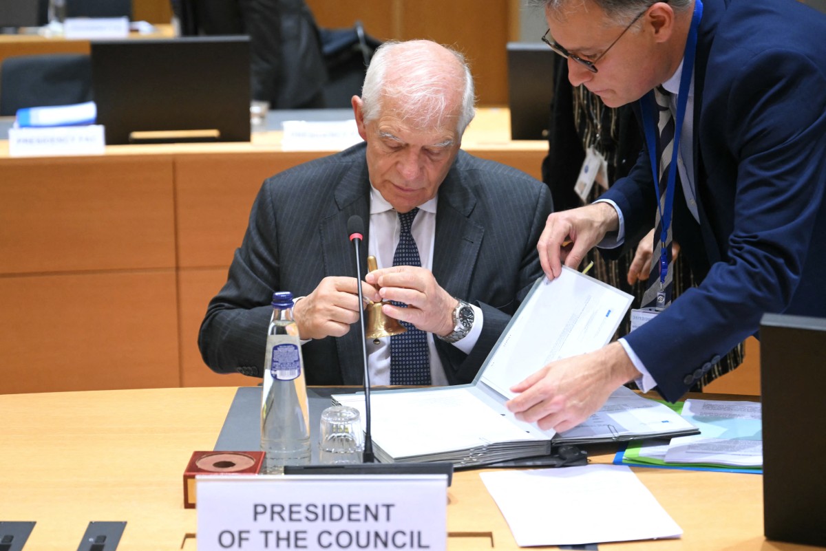 M. Borrell, 77 ans, doit quitter ses fonctions le mois prochain. (AFP)