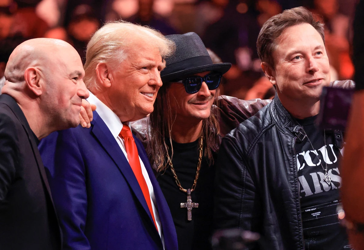Donald Trump, vedette de la soirée de MMA à New York