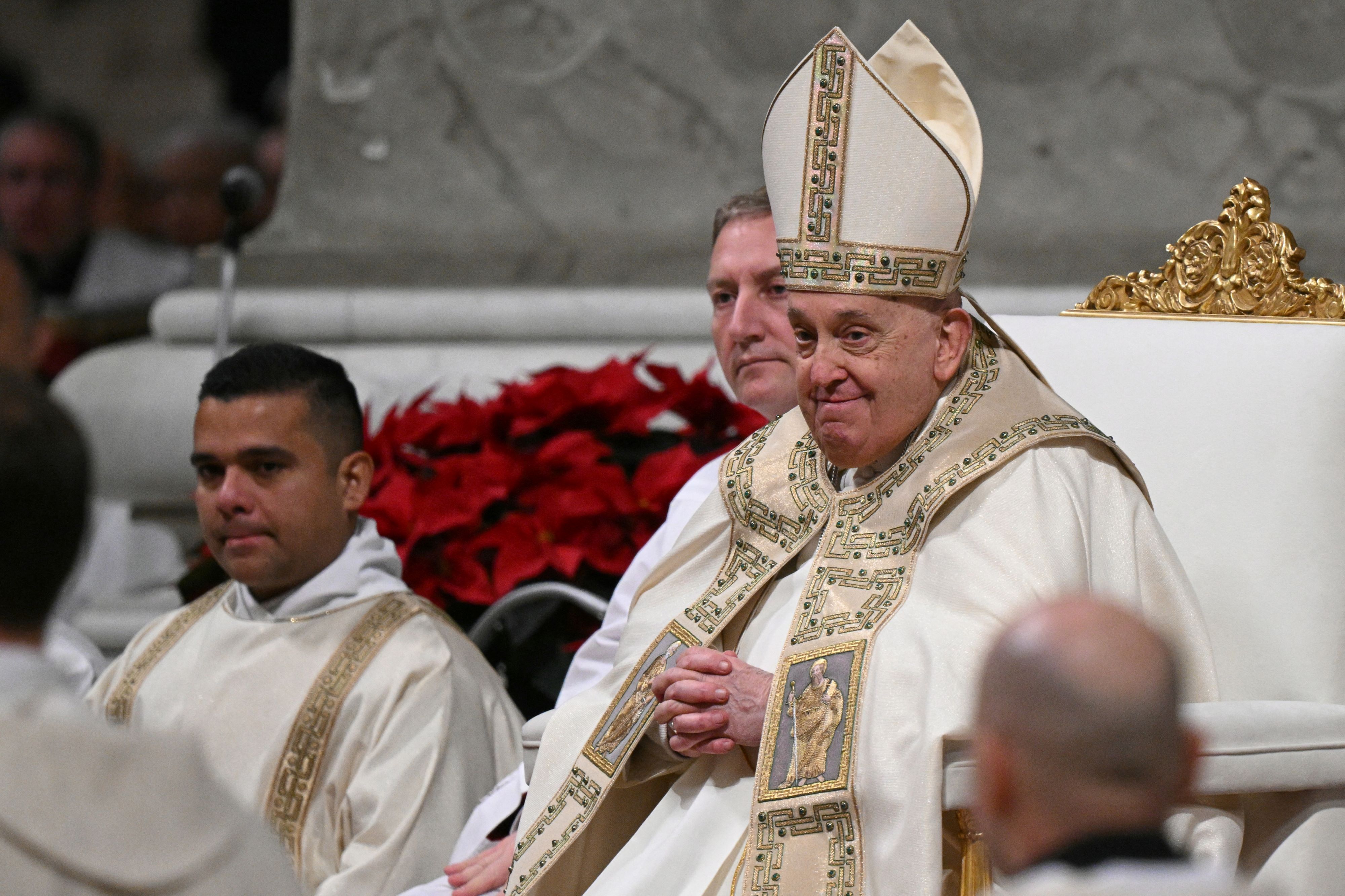 Le pape célèbre Noël et lance le Jubilé 2025, "Année sainte" à Rome