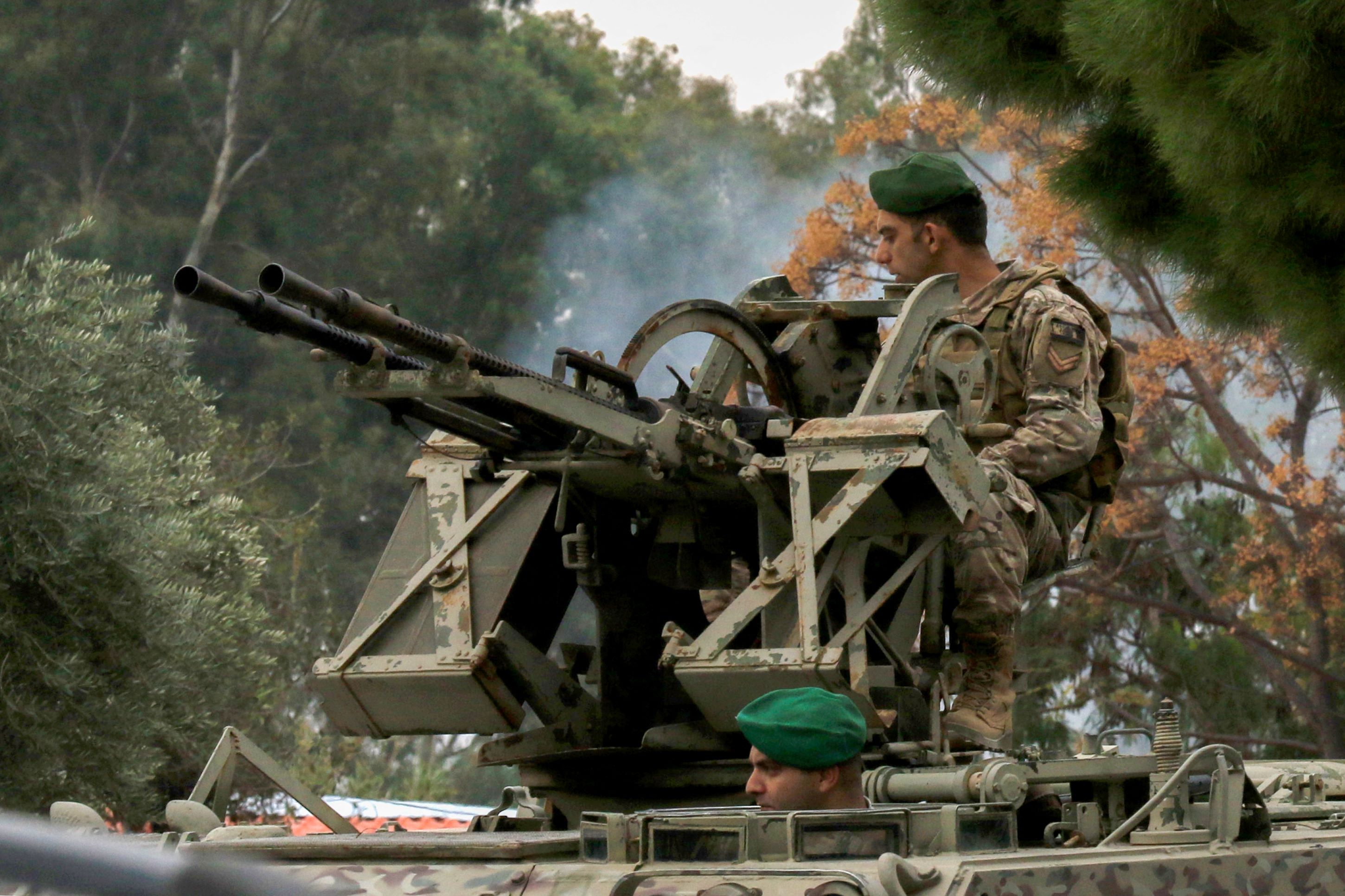 L'armée libanaise fait état d'un mort et de quatre soldats blessés dans une frappe israélienne dans le sud du pays