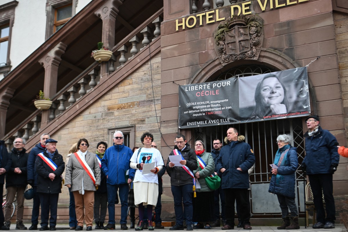 La famille de Cécile Kohler en appelle à Macron, au 1.000e jour de sa détention en Iran