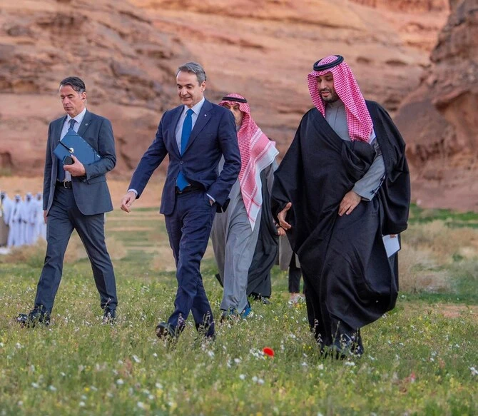 Le prince héritier saoudien reçoit le Premier ministre grec à AlUla