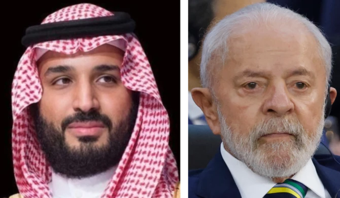 Le prince héritier d'Arabie saoudite et le président brésilien discutent du renforcement des liens