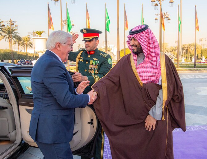 Mohamed ben Salmane reçoit le président allemand Frank-Walter Steinmeier