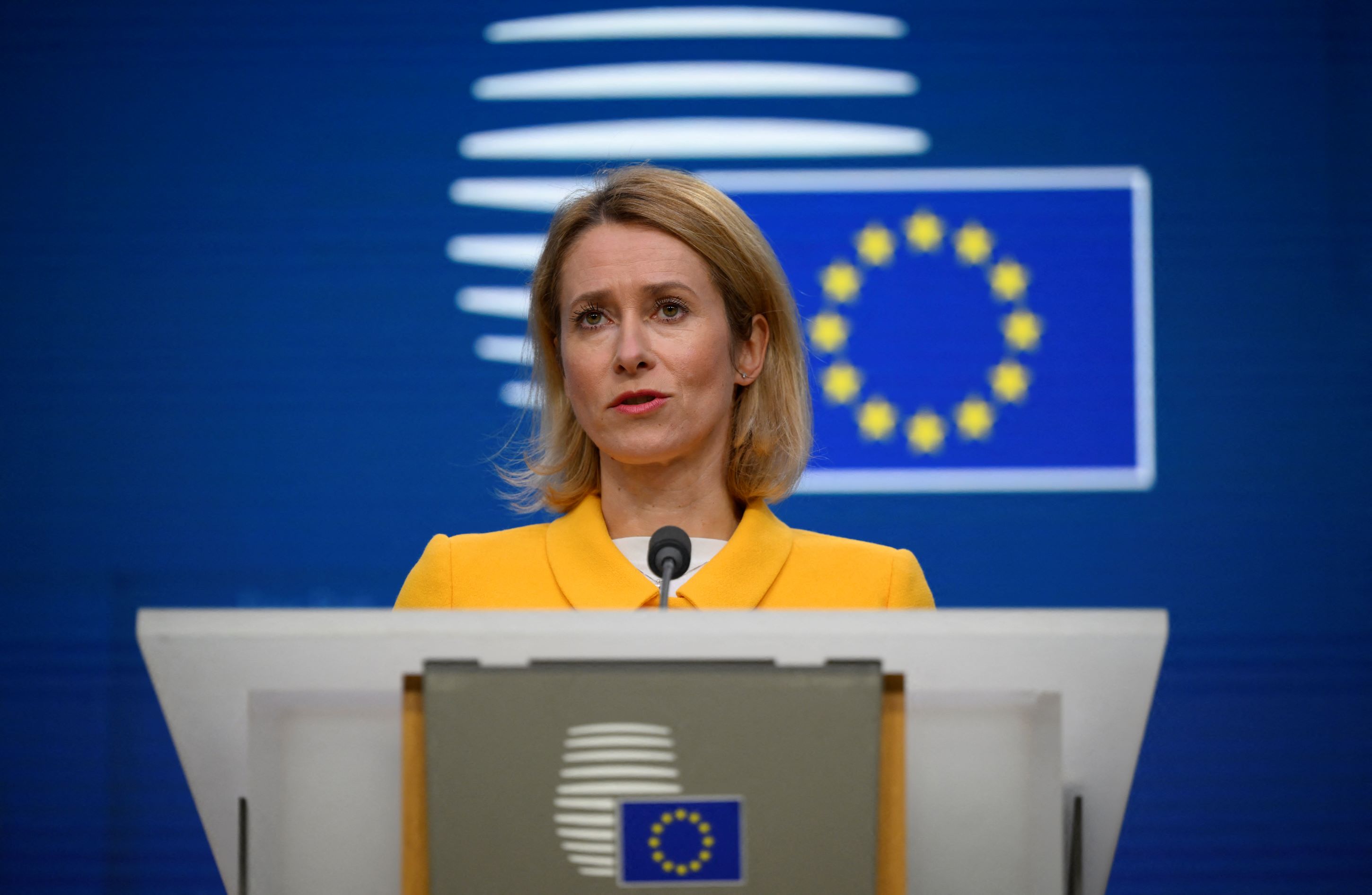 La cheffe de la diplomatie de l'UE annonce se rendre aux États-Unis mardi