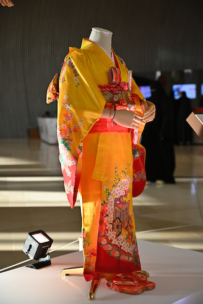 Dans le cadre des Journées culturelles du Japon, qui se terminent le 8 février, le Centre Roi Abdulaziz pour la culture mondiale (Ithra) organise une exposition de kimonos. (Photo fournie)