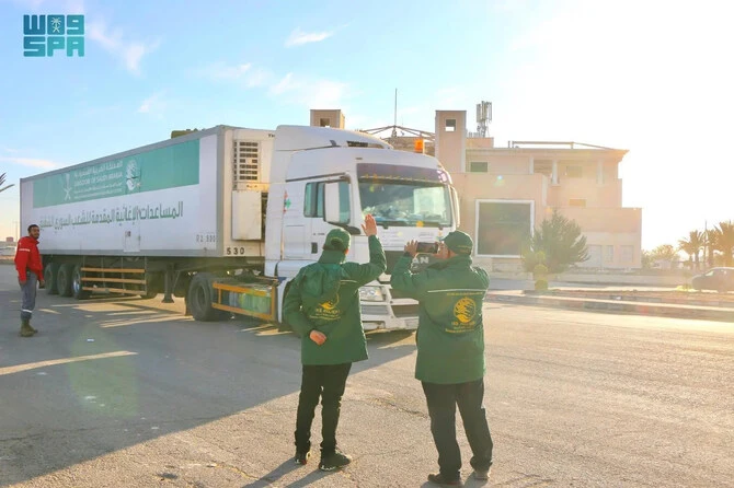 Soixante camions d'aide humanitaire en provenance d'Arabie saoudite arrivent en Syrie