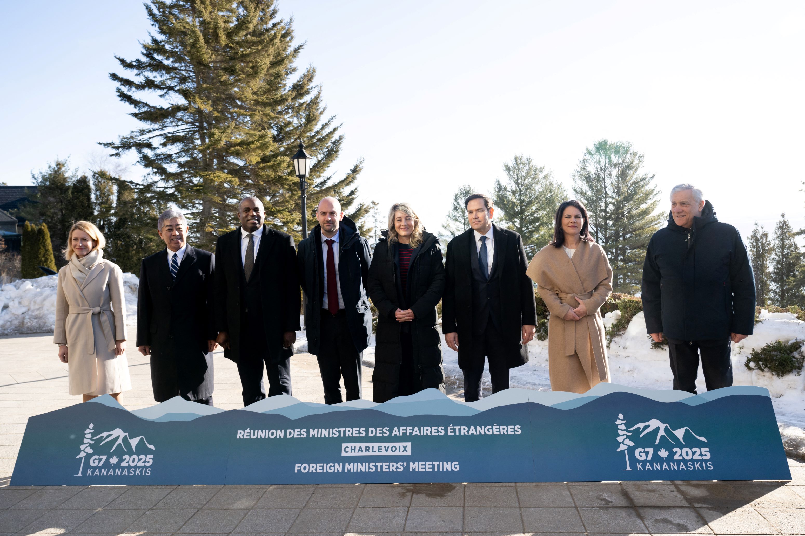 Sur l'Ukraine, les pays du G7 cherchent à afficher une certaine unité