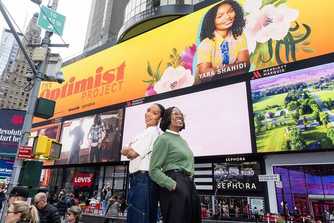 Yara Shahidi et le podcast «The Optimist Project»