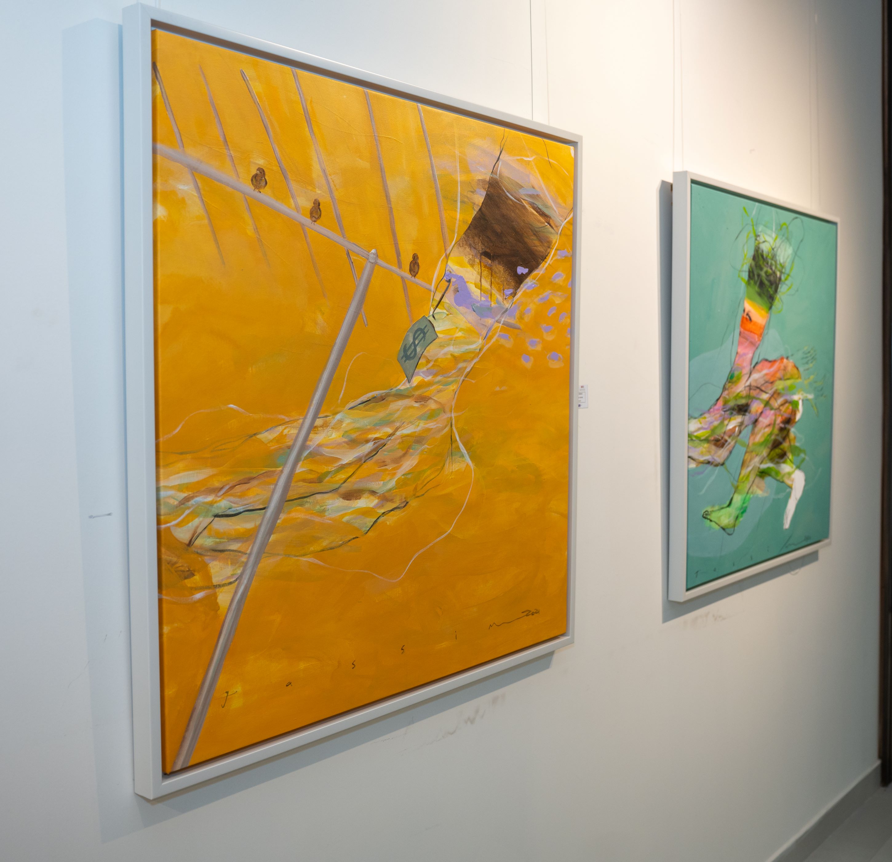 Jassim Al Dhamin, la Semaine artistique de Riyad (Photo loai Elkelawy)