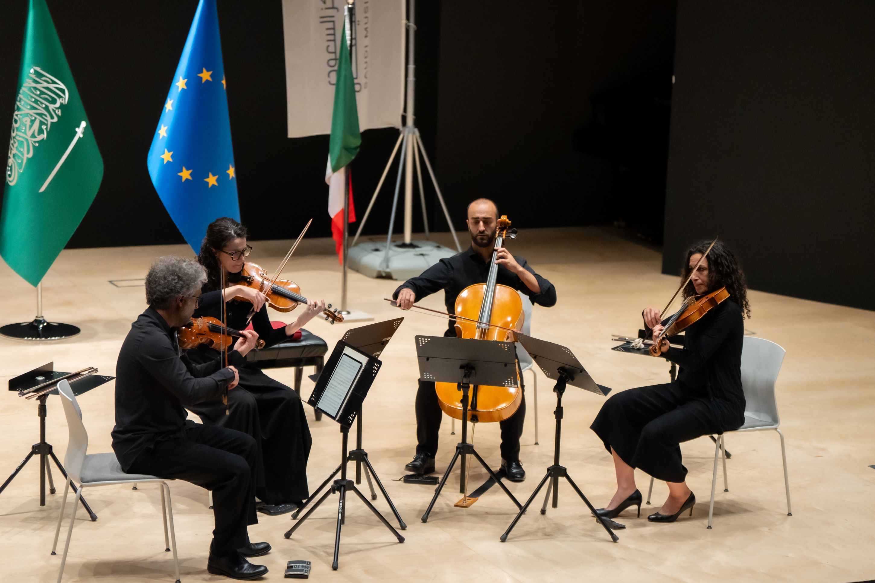 Le quatuor Sincronie joue ensemble depuis 2011