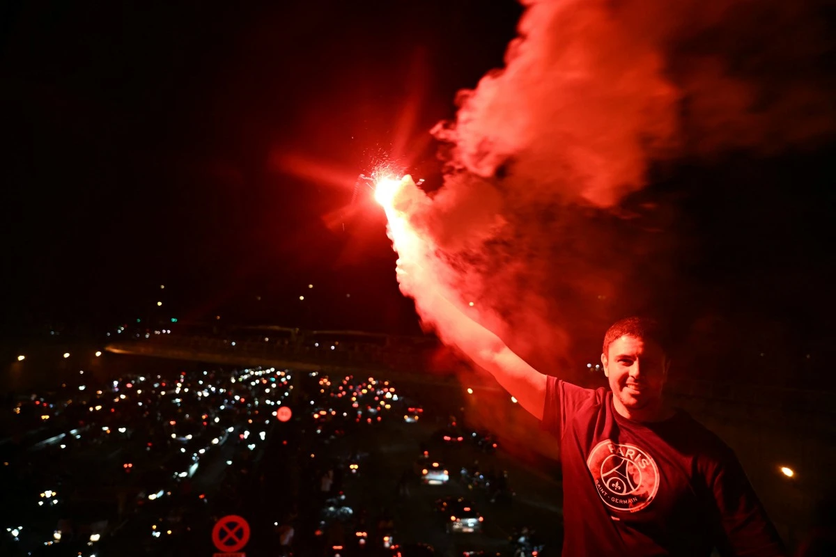 Sacre du PSG à Paris: 79 interpellations dans la nuit de dimanche à lundi