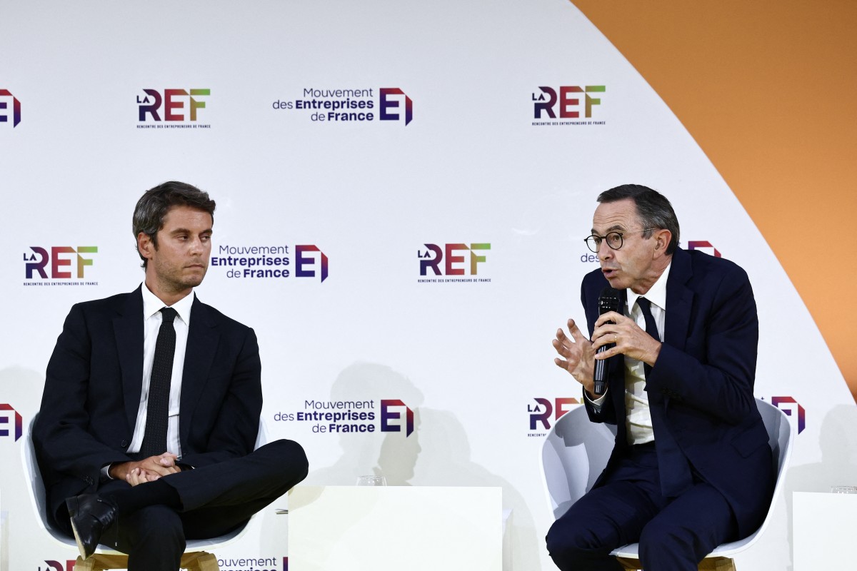Pour le patron du Medef, Attal, Retailleau et Bardella sont plus «conscients des périls» économiques