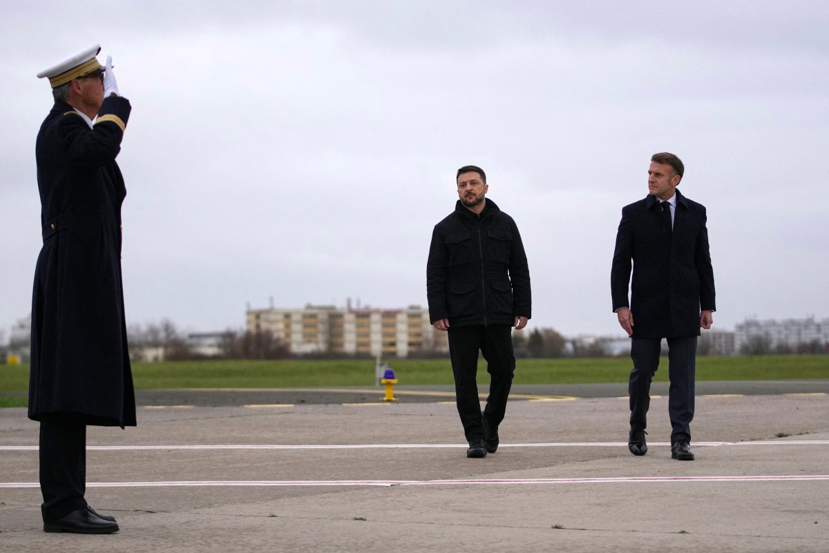 Macron reçoit Zelensky en vue d'un accord d'armement «historique» pour défendre le ciel ukrainien
