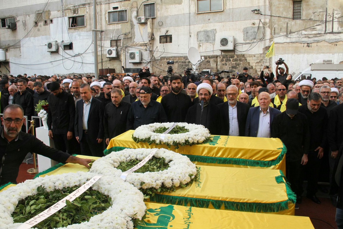 Le Hezbollah enterre son chef militaire tué dans un bombardement israélien