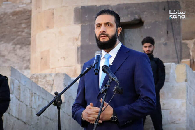 Syrie: Chareh à Alep un an après l'offensive sur la ville