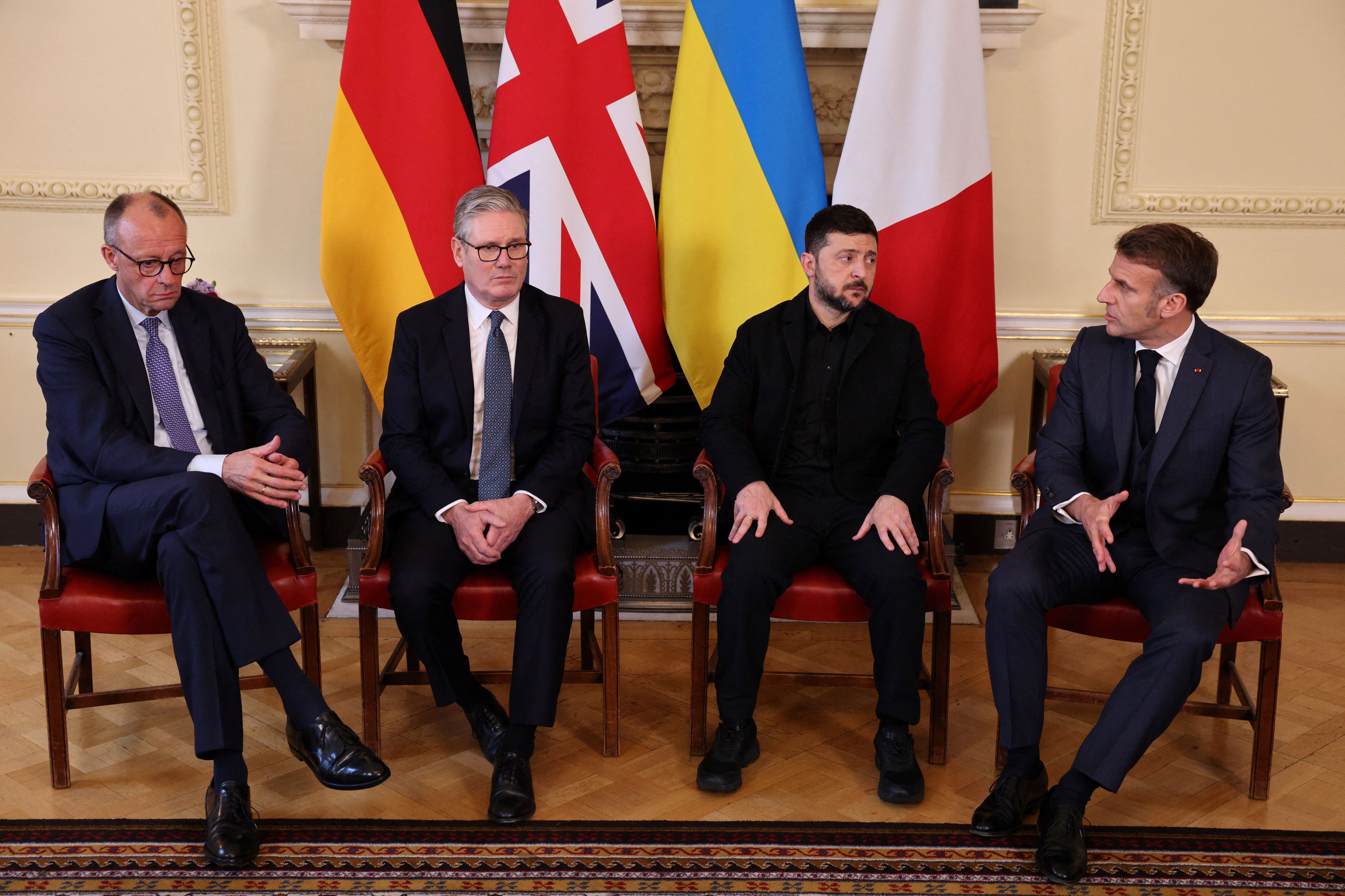 Macron, Starmer et Merz se sont entretenus avec Trump sur l'Ukraine