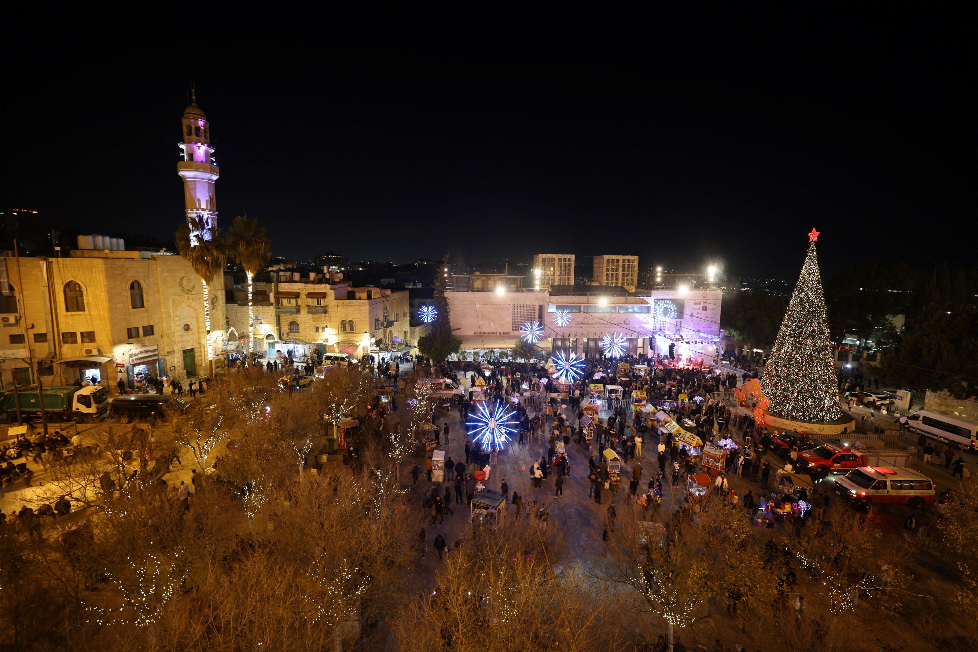 Bethléem renoue avec l'esprit de Noël à la faveur de la trêve à Gaza