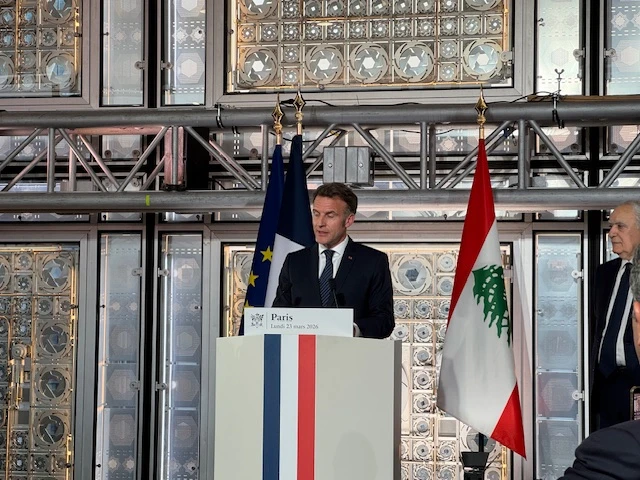 Inaugurant l’exposition Byblos à l’IMA, Macron réaffirme son soutien à la souveraineté et l’intégrité du Liban