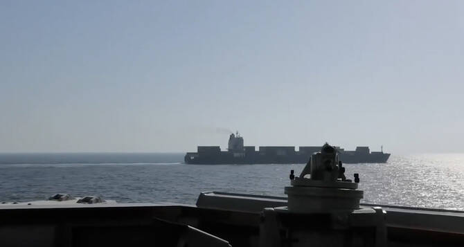 La marine américaine a pris le contrôle d'un cargo iranien