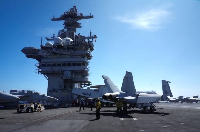 Washington prévoit d'envoyer un nouveau porte-avions au Moyen-Orient dans les prochaines semaines