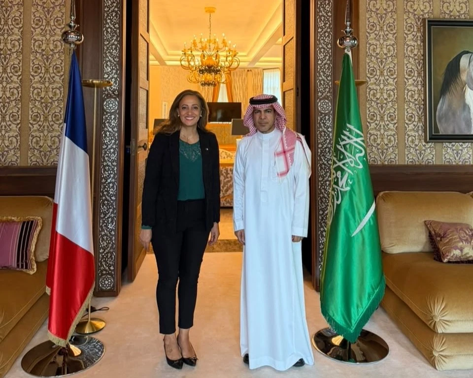 L'ambassadeur d'Arabie saoudite en France reçoit la députée Amélia Lakrafi