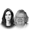 Ysabel Saïah Baudis et Jacqueline Jondot