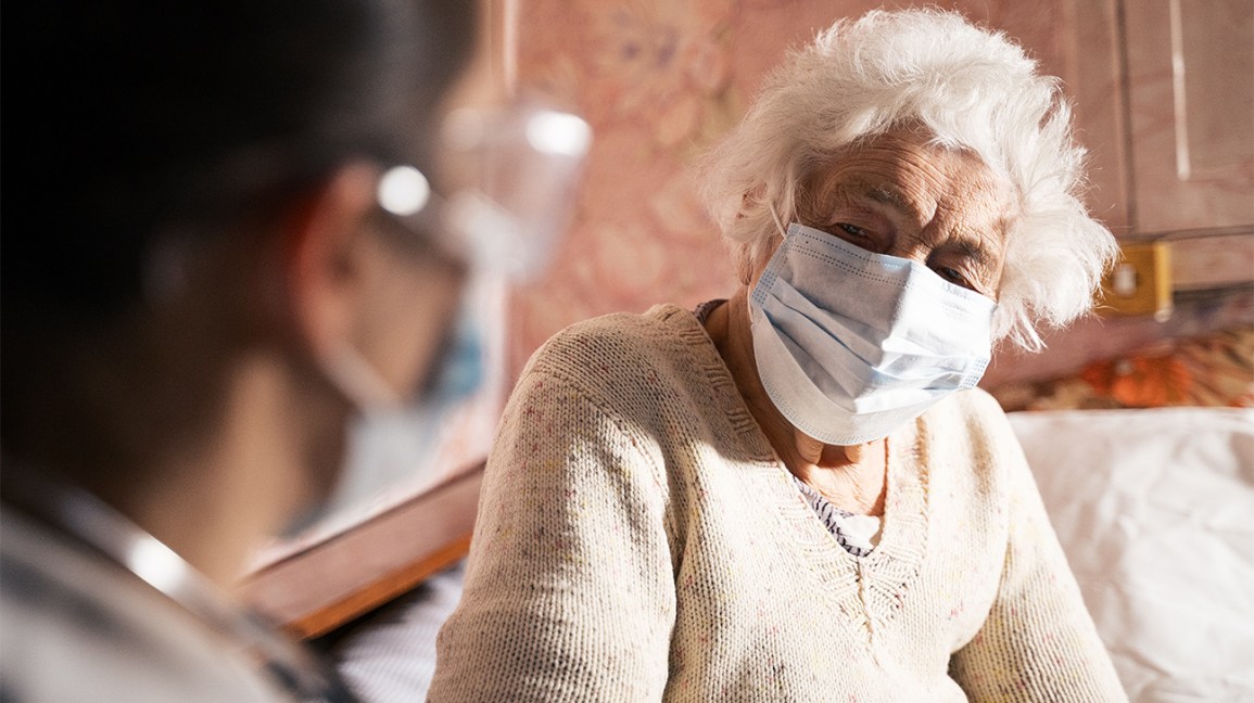 Caregivers have been incredible yet invisible front-line workers. (Getty Images)