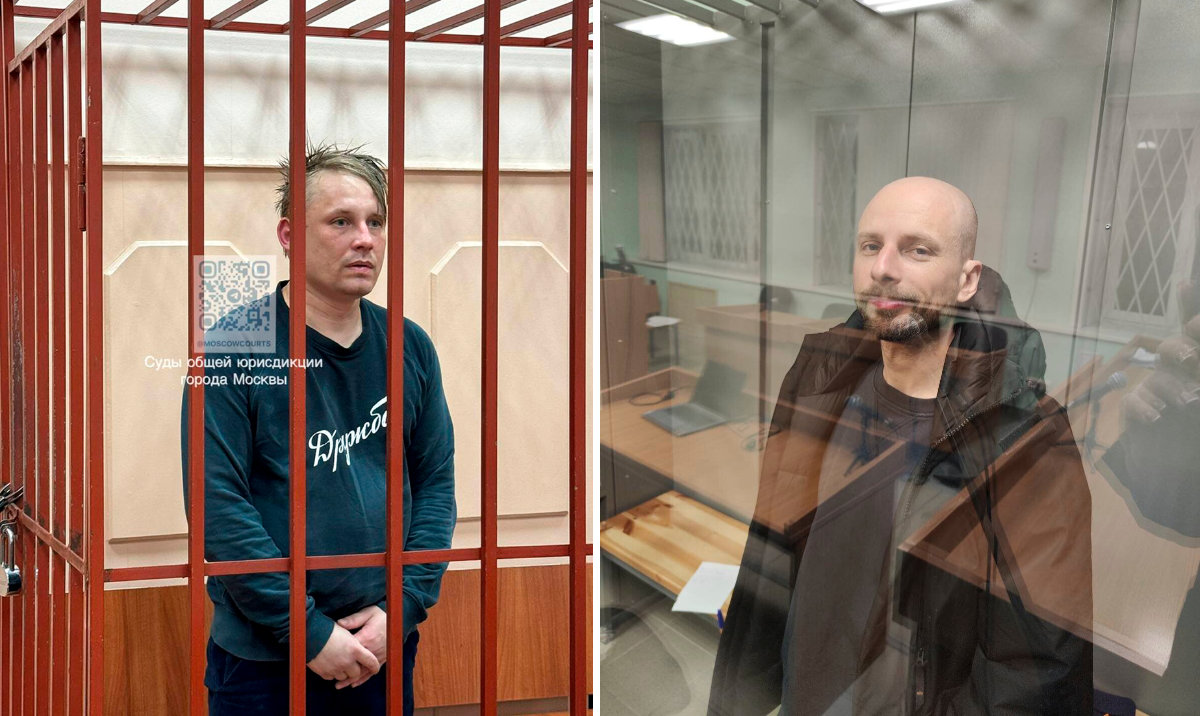 Two Russian journalists jailed on ‘extremism’ charges for alleged work for Navalny group