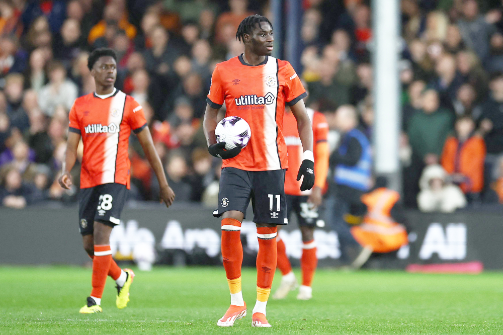 Luton bounced back quickly thanks to Elijan Adebayo. (AFP)