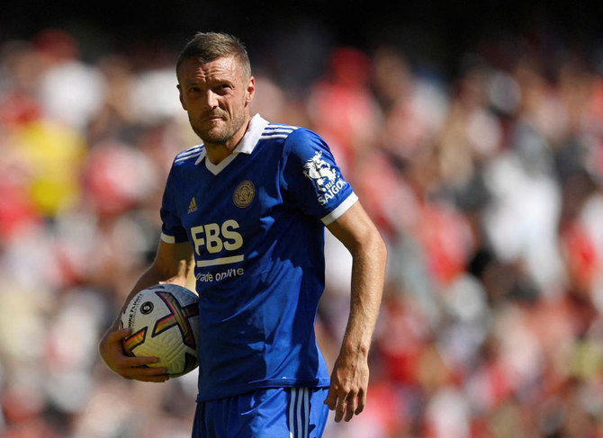 Jamie Vardy has signed a new one-year contract at Leicester, recently promoted back to the Premier League, the club announced on Friday. (Reuters/File)