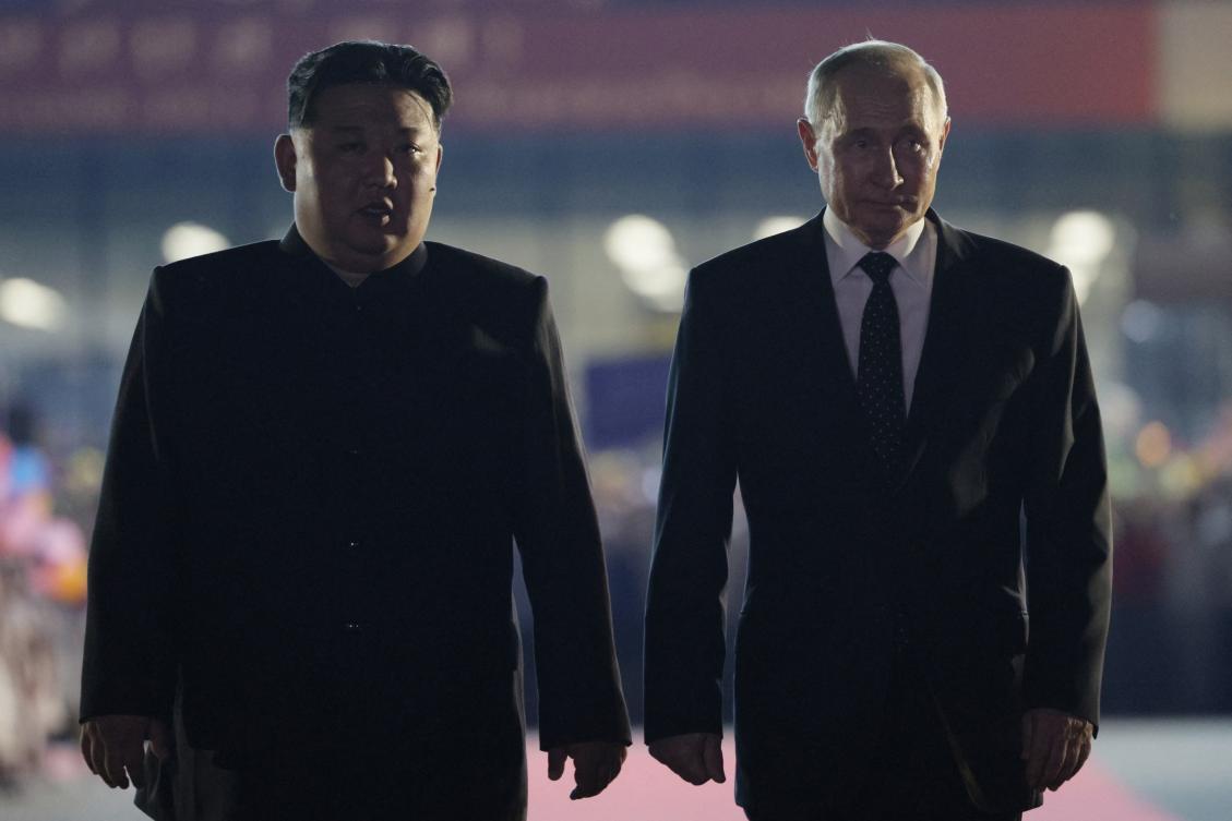 The summit between Kim and Putin came as the US and its allies expressed growing concern over a possible arms arrangement. (AFP)