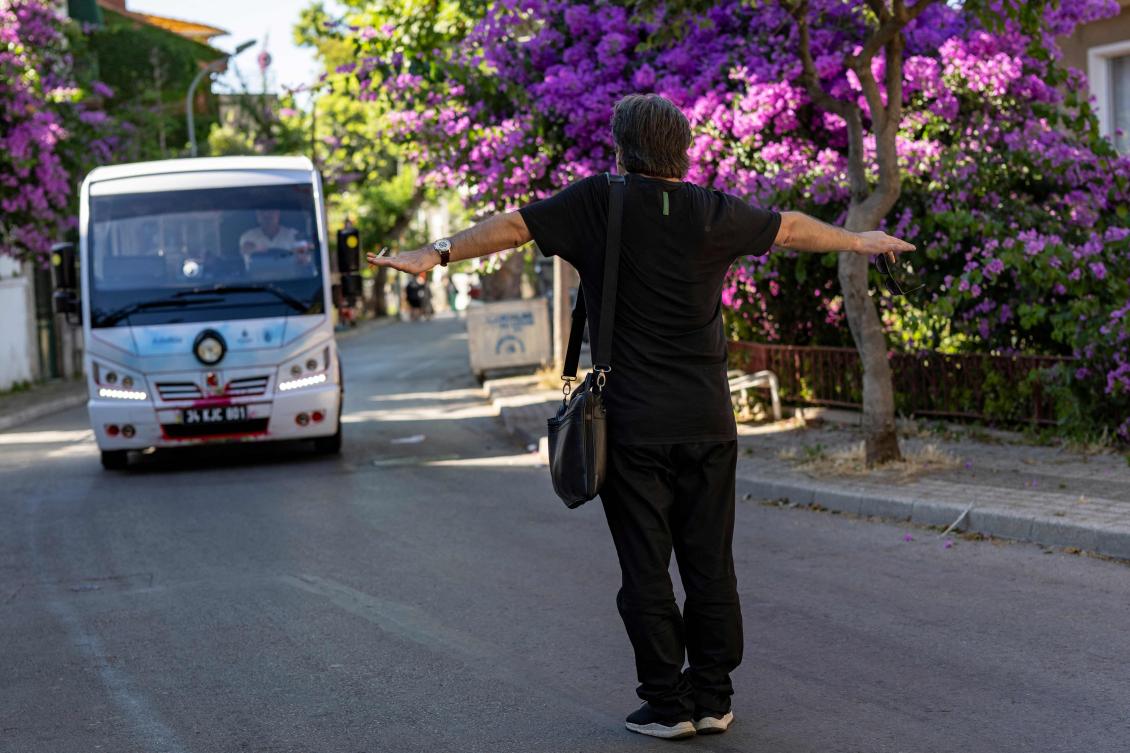 Buyukada is one of the Princes’ Islands, a popular destination for tourists and a retreat for many of Istanbul’s 16 million inhabitants, and motor vehicles are prohibited there except for essential services. (AFP)