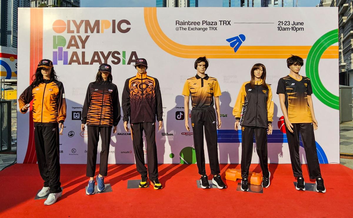 Controversy erupted when the Olympic Council of Malaysia (OCM) unveiled the gold-themed outfits featuring a tiger-stripe design last weekend. (AFP)