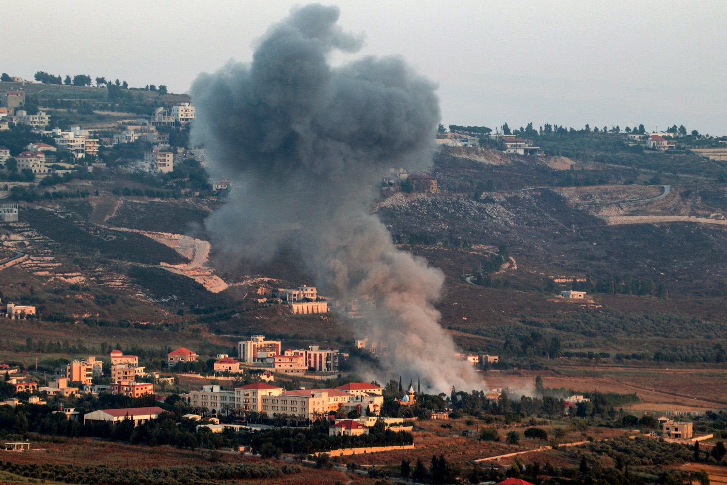 The front line in south Lebanon will involve a confrontation between all the forces already active in Ukraine (File/AFP)