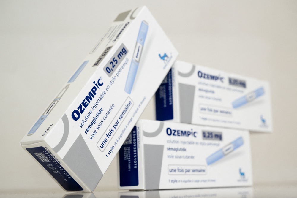 Among the drugs studied were semaglutide — commercially sold as Ozempic — as well as liraglutide and others. (AFP)
