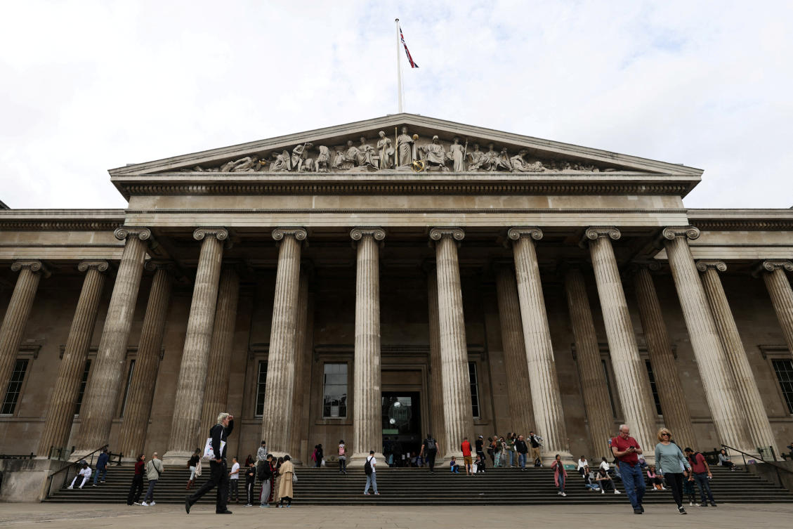 Ile Sartuzi said the idea came to him when he saw a museum volunteer handing visitors coins to handle. (REUTERS)