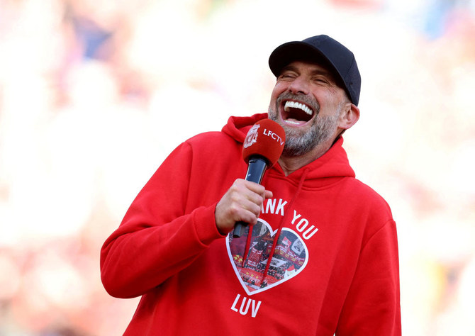 Jurgen Klopp has ruled out a return to coaching in the near future, including for the vacant England job, saying Wednesday “as of today, that’s it for me as a coach.” (Reuters/File)